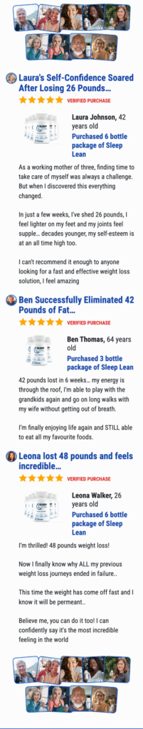 Sleep Lean supplement for overnight fat burning